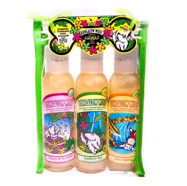 3-Pack Dog Wash Gift Set