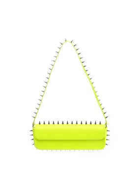 ABRA Neon Yellow Spike Baguette Bag