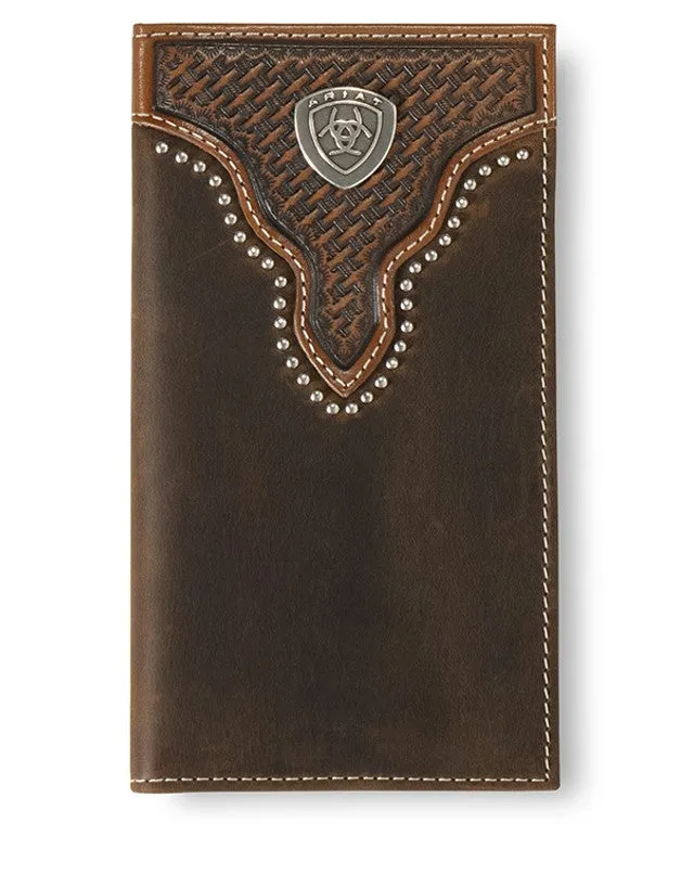 ARIAT BASKET WEAVE SUNBURST BROWN - ACCESSORIES WALLET