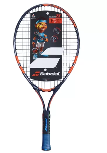 Babolat Ballfighter 23 Prestrung Junior Tennis Racquet [Black/Orange/Grey]