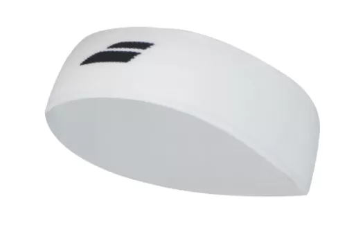 Babolat Logo Headband [White/Black]