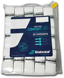 Babolat Pro Tour Overgrip - 30 Pack - White