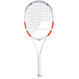 Babolat Pure Strike 100 16/19 Unstrung Tennis Racquet [White/Red/Black]