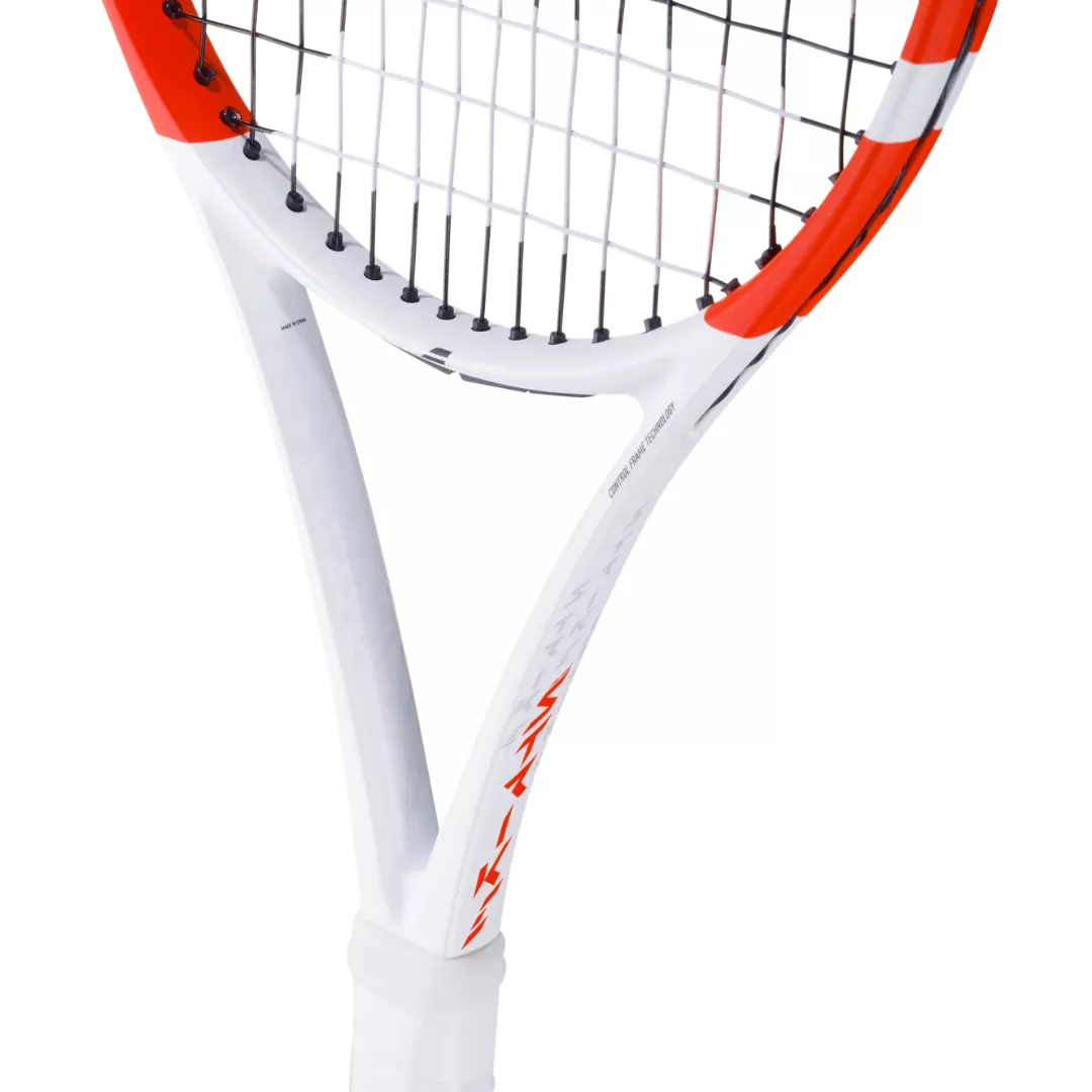 Babolat Pure Strike 100 16/19 Unstrung Tennis Racquet [White/Red/Black]