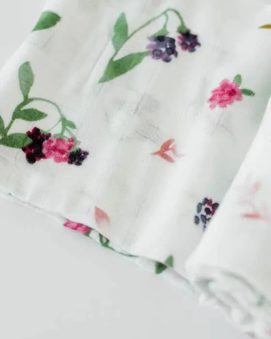 Bamboo Swaddle, Berry Patch