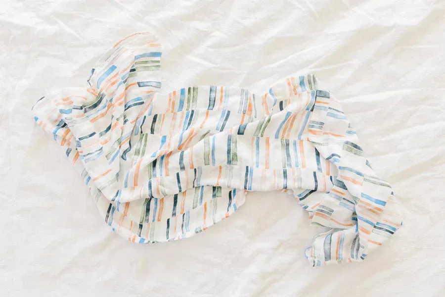 Bamboo Swaddle, Weston Stripe