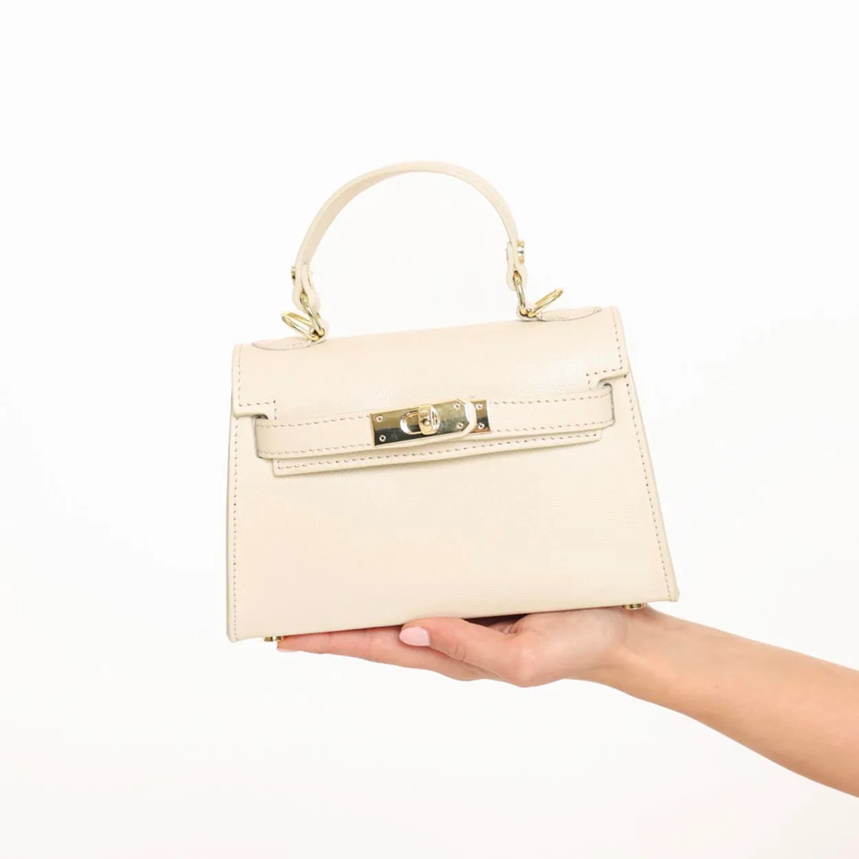 Beige Gouden Details - Tas