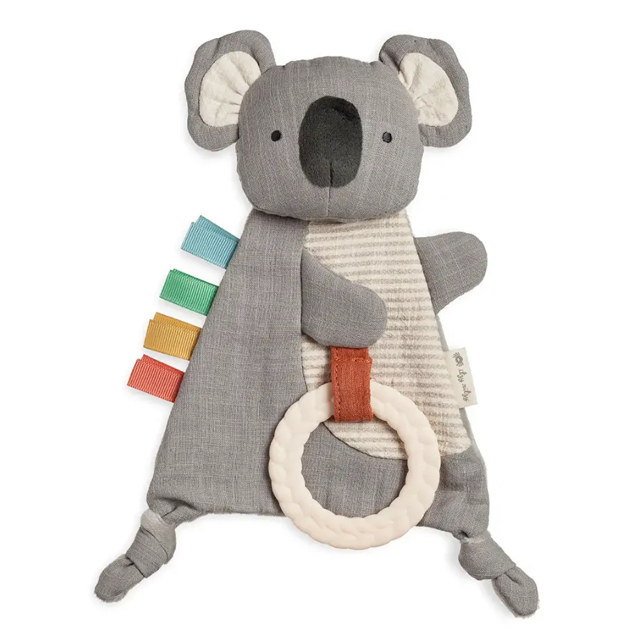 Bitzy Crinkle Koala Sensory Toy with Teether