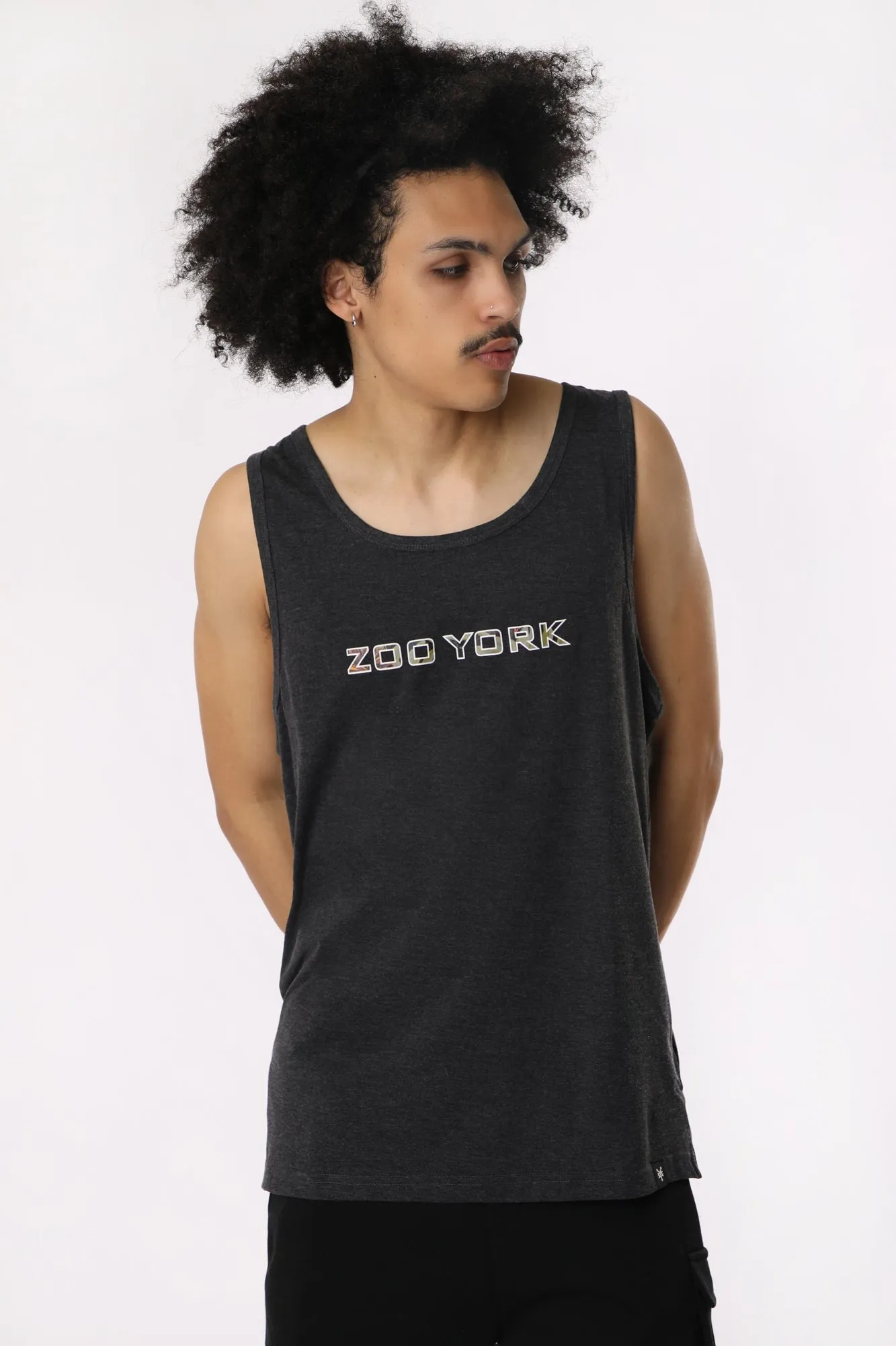 Camisole Imprimée Logo Tropical Zoo York Homme