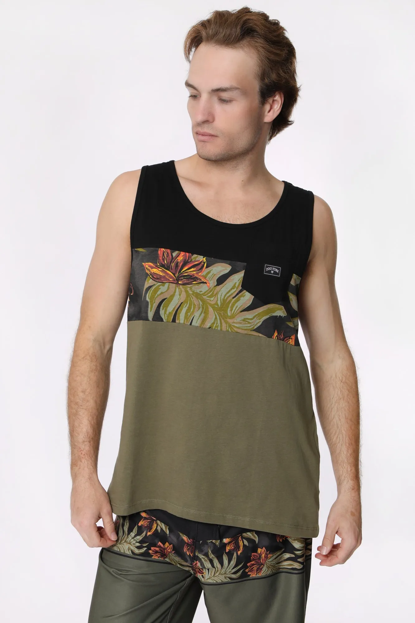 Camisole Imprimée Tropical Zoo York Homme