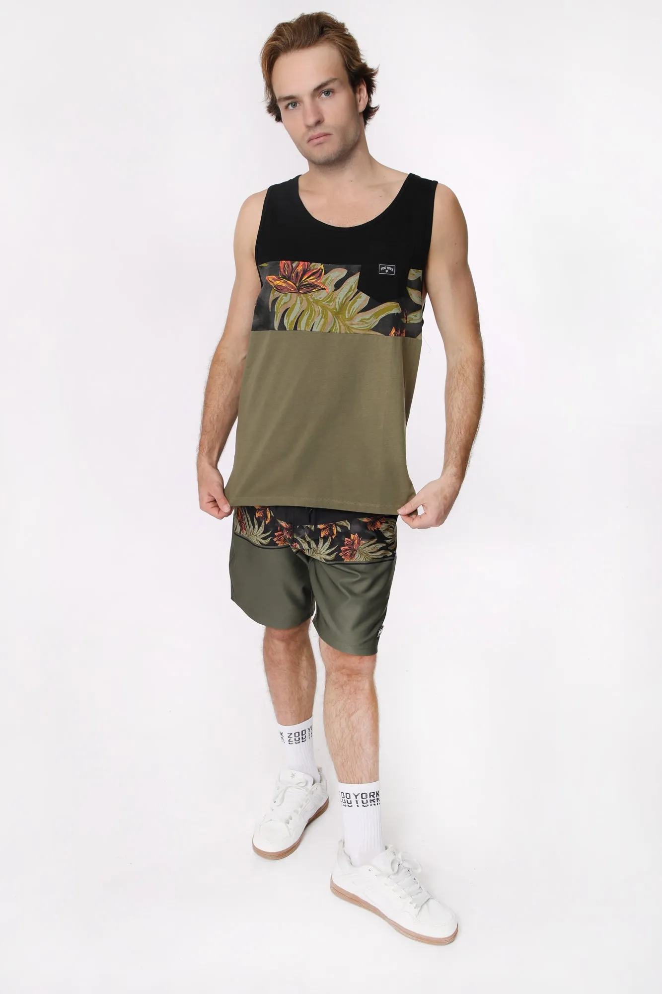 Camisole Imprimée Tropical Zoo York Homme