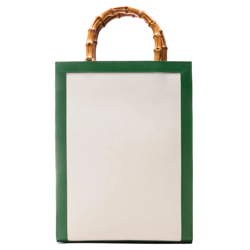 Casa Tote - Green/Orange