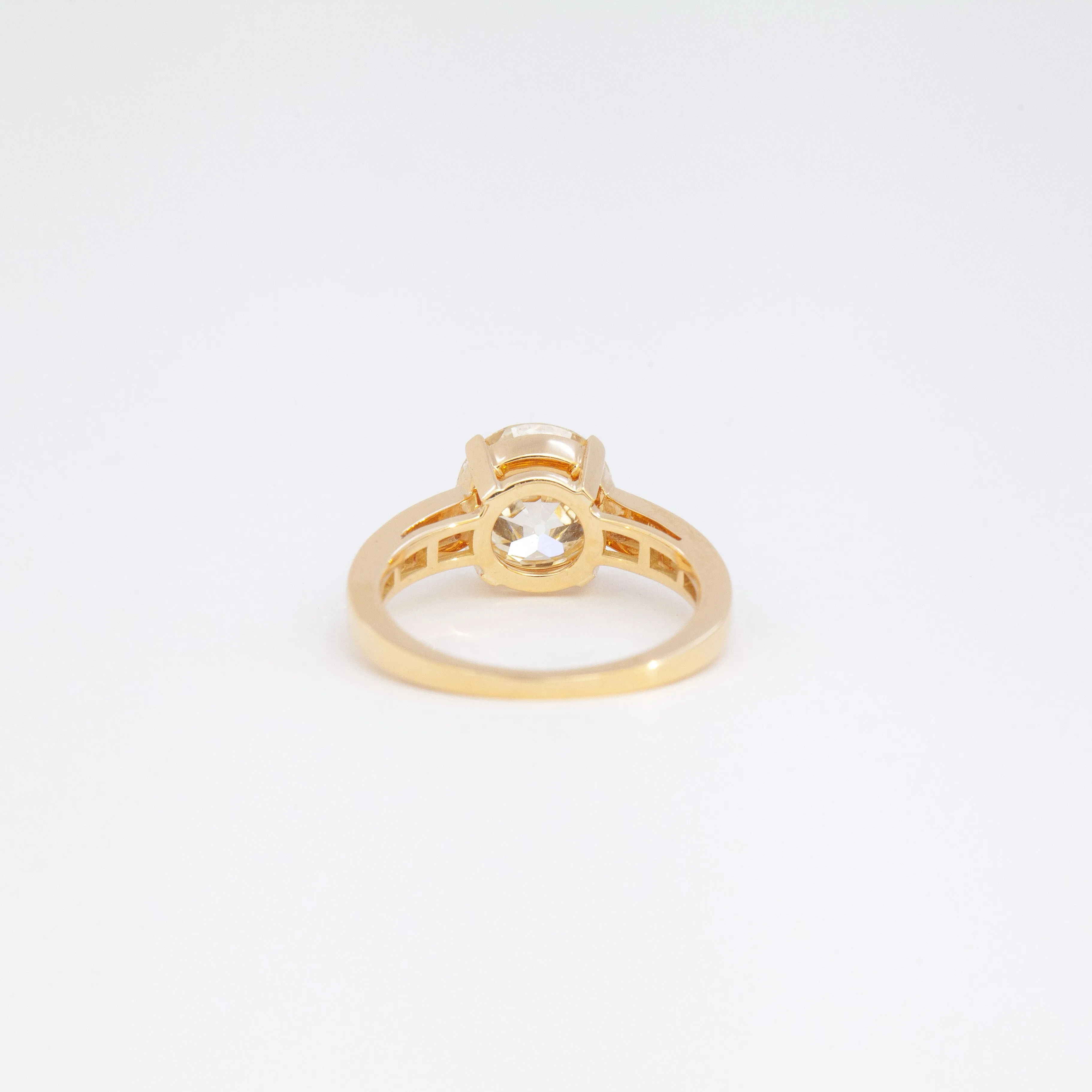 Christina Channel-Set Shoulder Ring