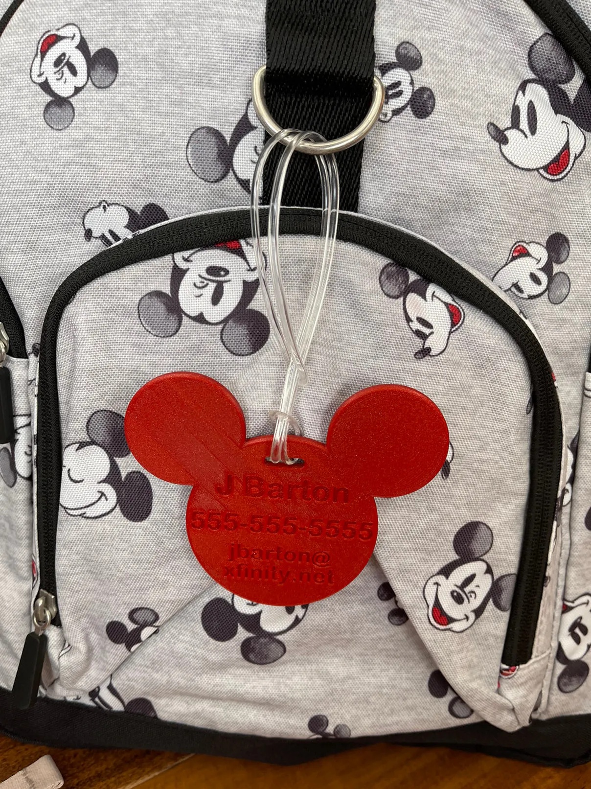 Classic Mouse Luggage Tag