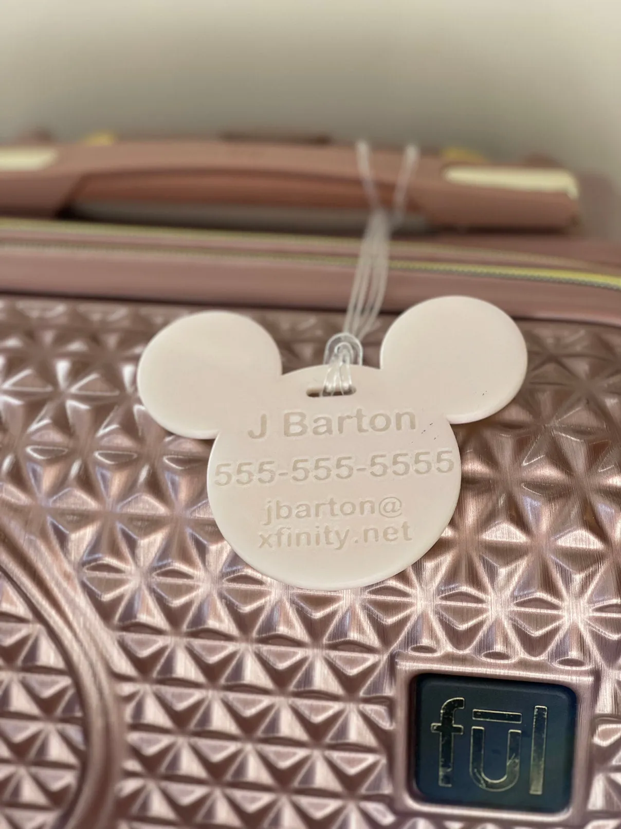 Classic Mouse Luggage Tag