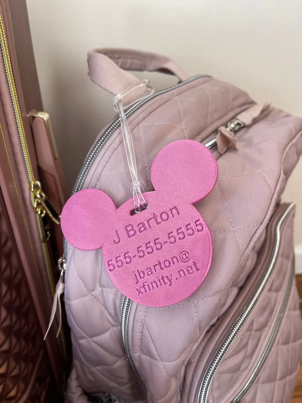 Classic Mouse Luggage Tag