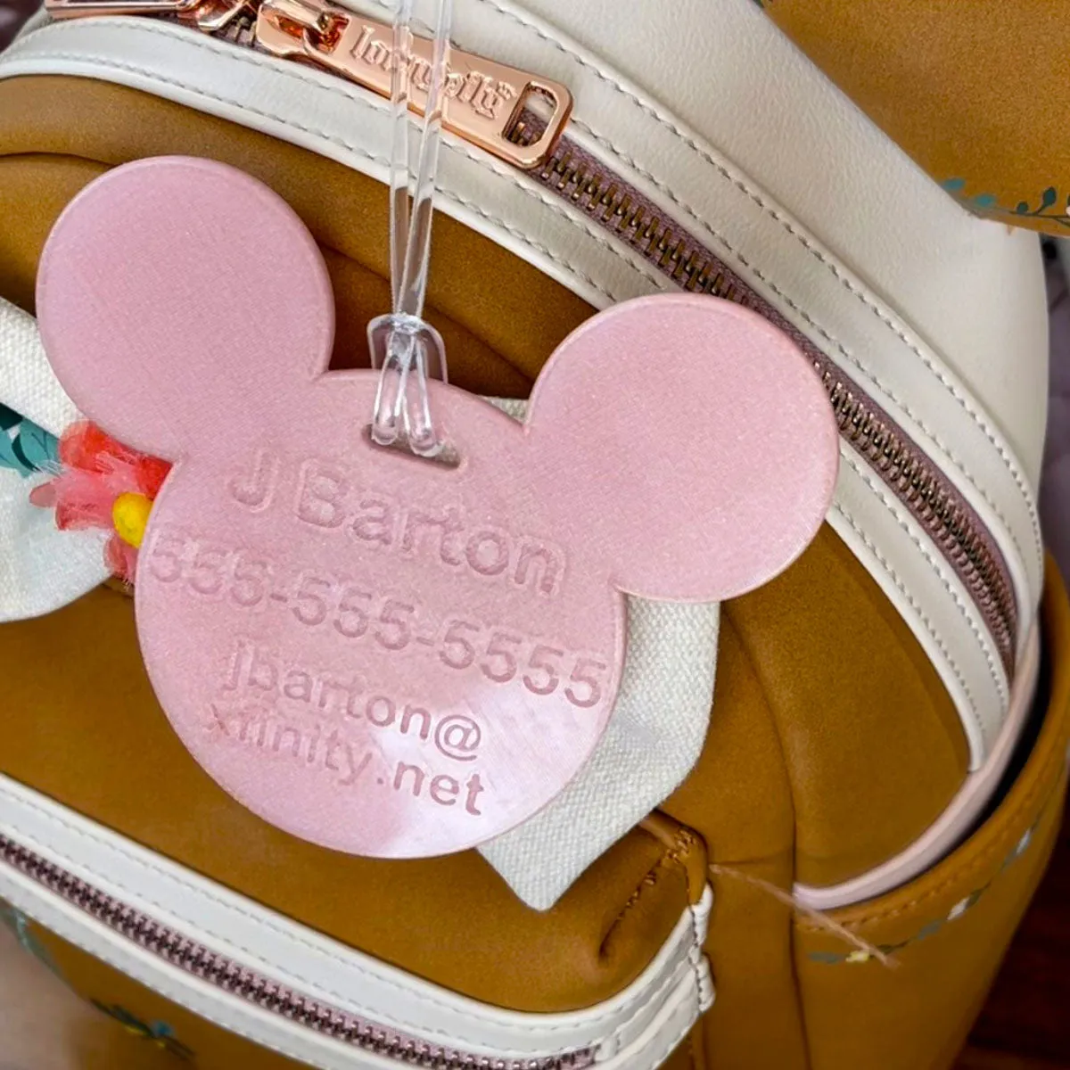 Classic Mouse Luggage Tag