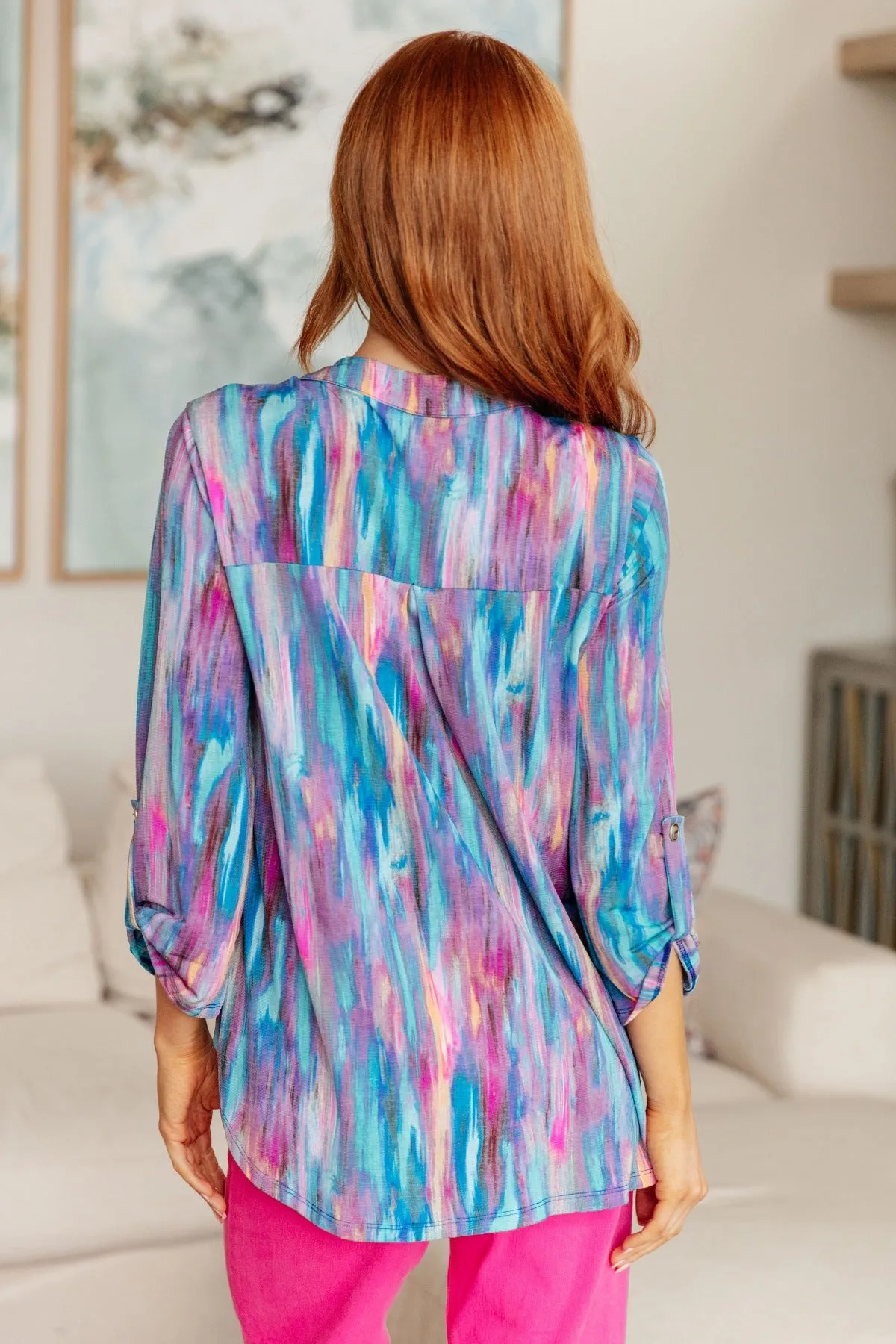 Colorful Work to Play Blouse