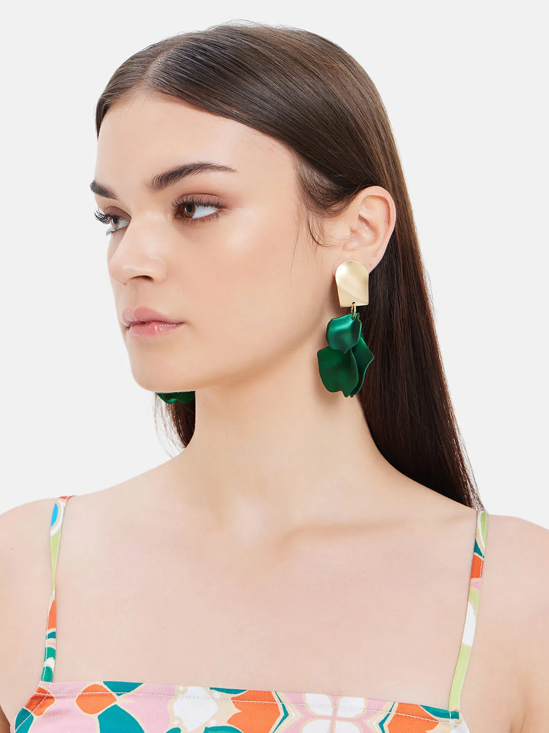 Contemporary Leaf Earrings