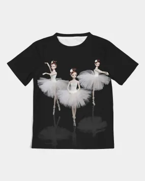 DOLLY  Ballerina Dolls White Kids Tee