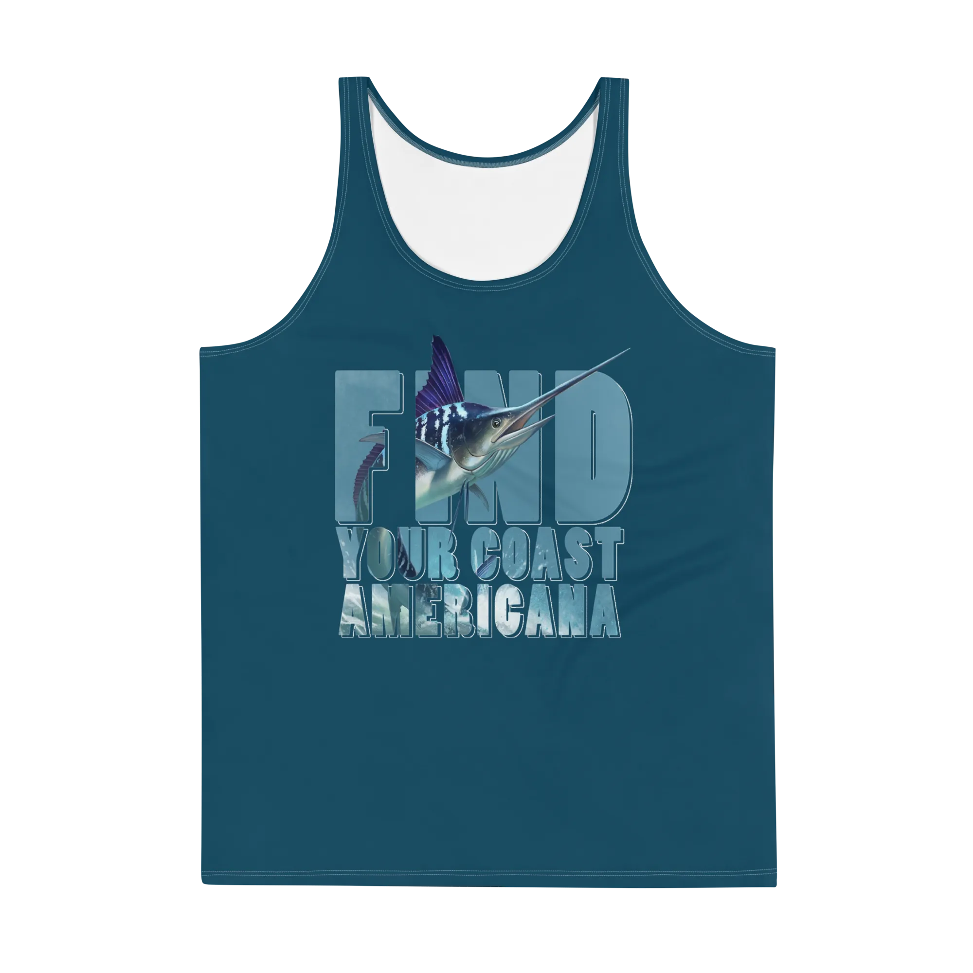 Find Your Coast Fishing Summer Tank Tops