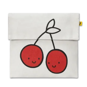 Fluf Flip Snack Bag - Cherries Red