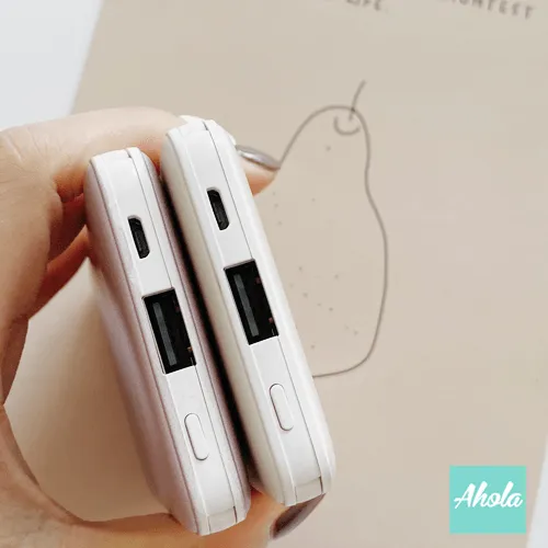 【French Lady】Portable Power Bank with built-in wire 內置線便攜式差電器