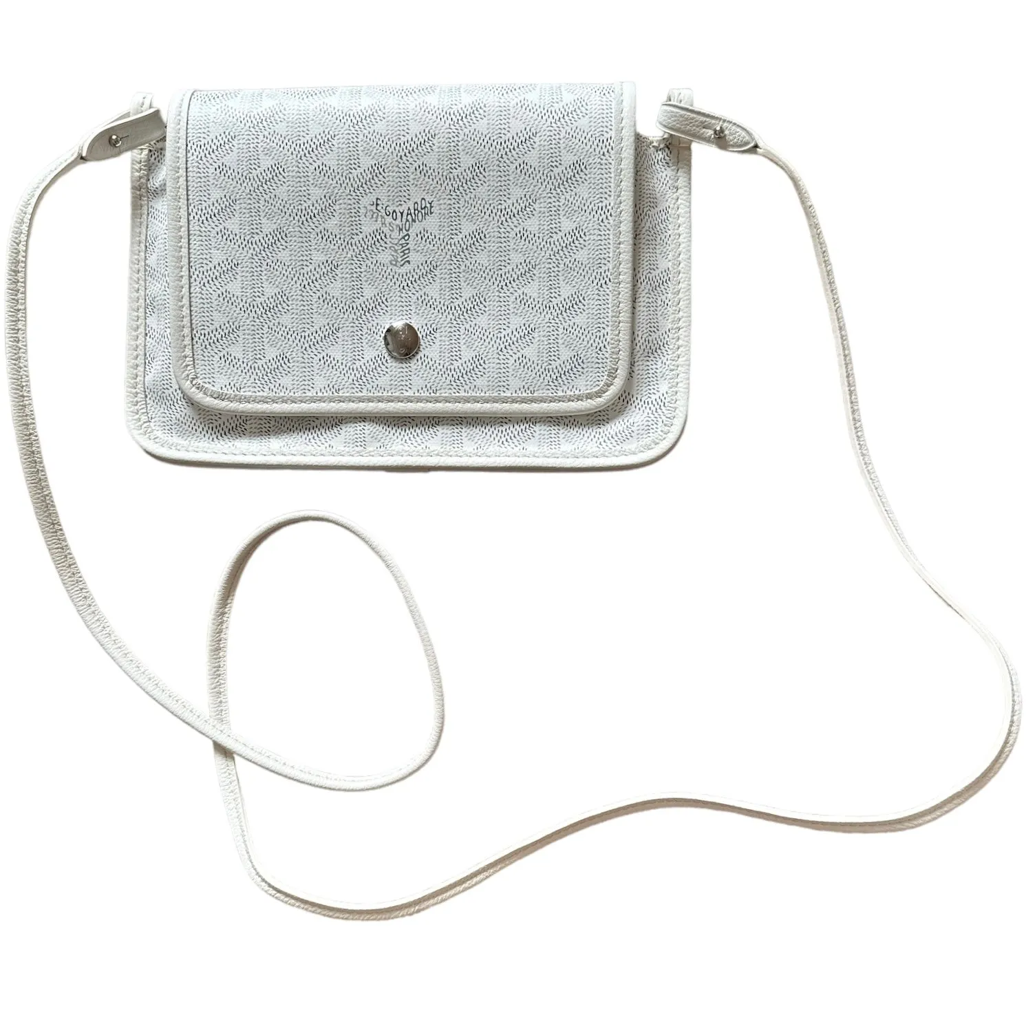 Goyard Plumet Pocket Wallet Crossbody - White (NWT)