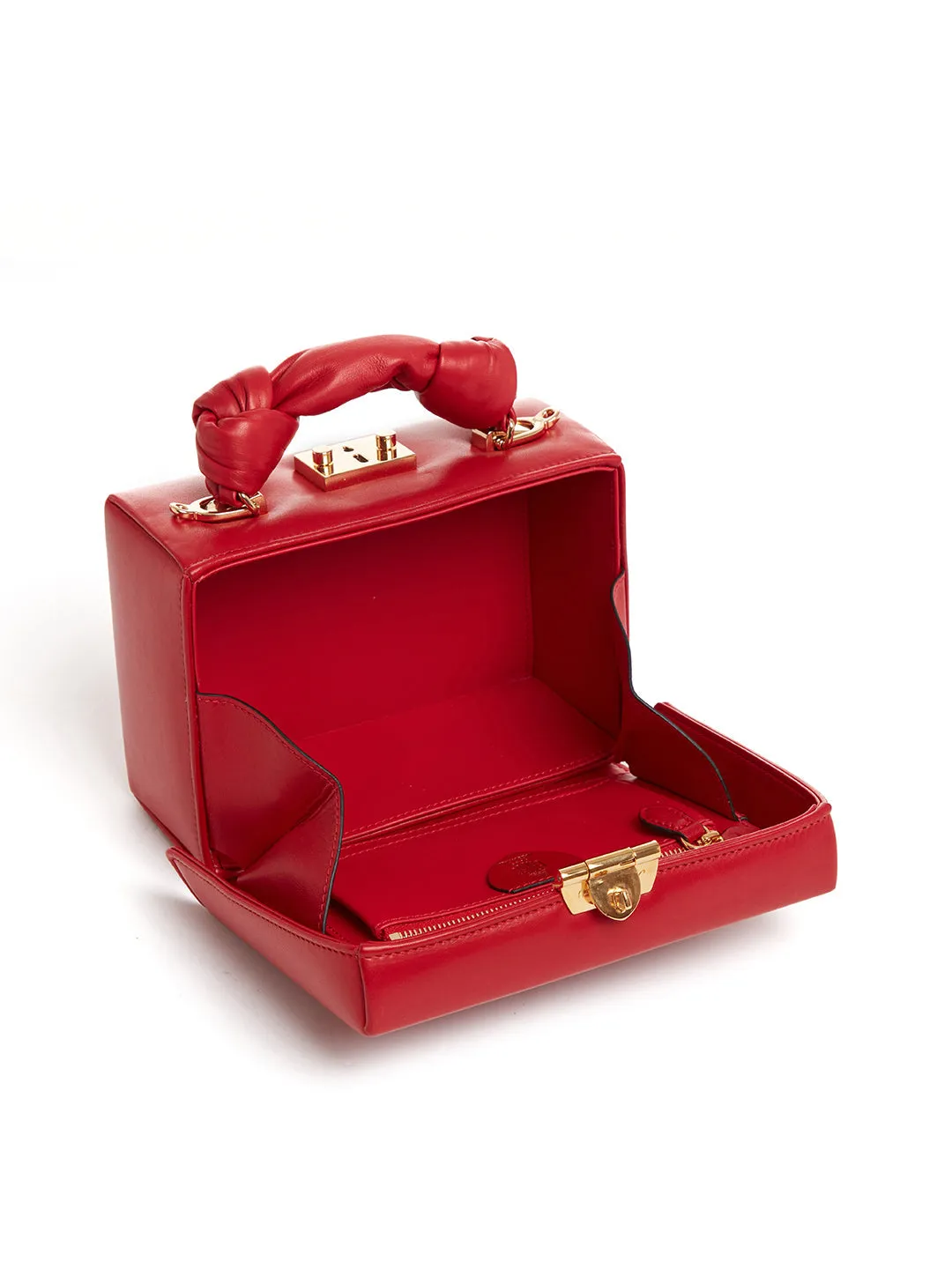 Grace Small Box in Red Leather