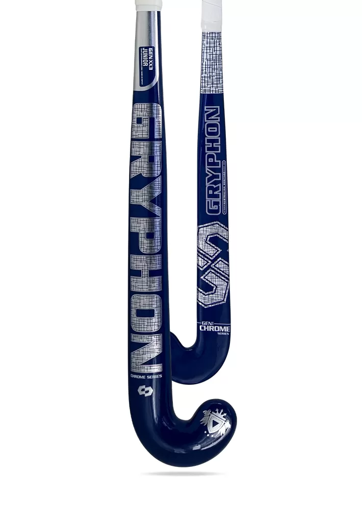 Gryphon Chrome Junior GXX3 Hockey Stick - Blue