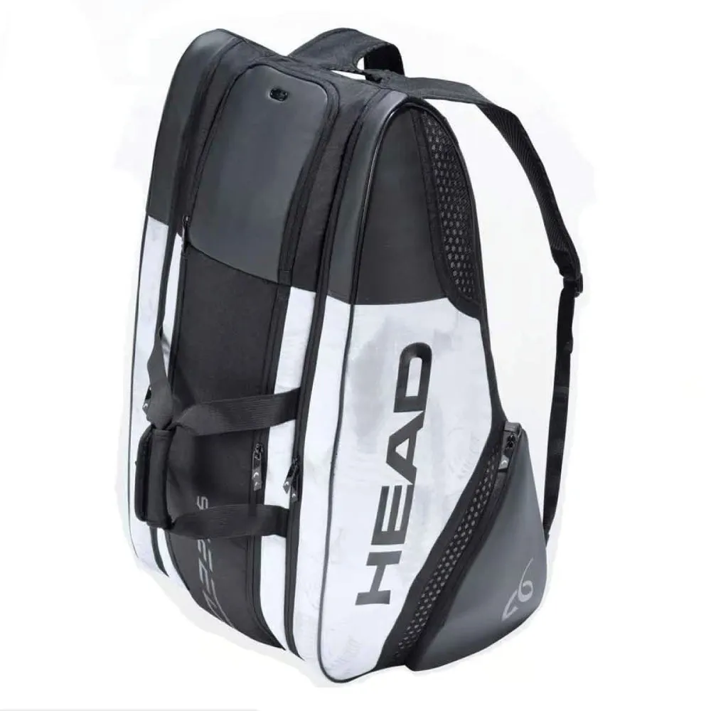 Head DJOKOVIC 12R Monster Combi Tennis Kit Bag (White/Black)