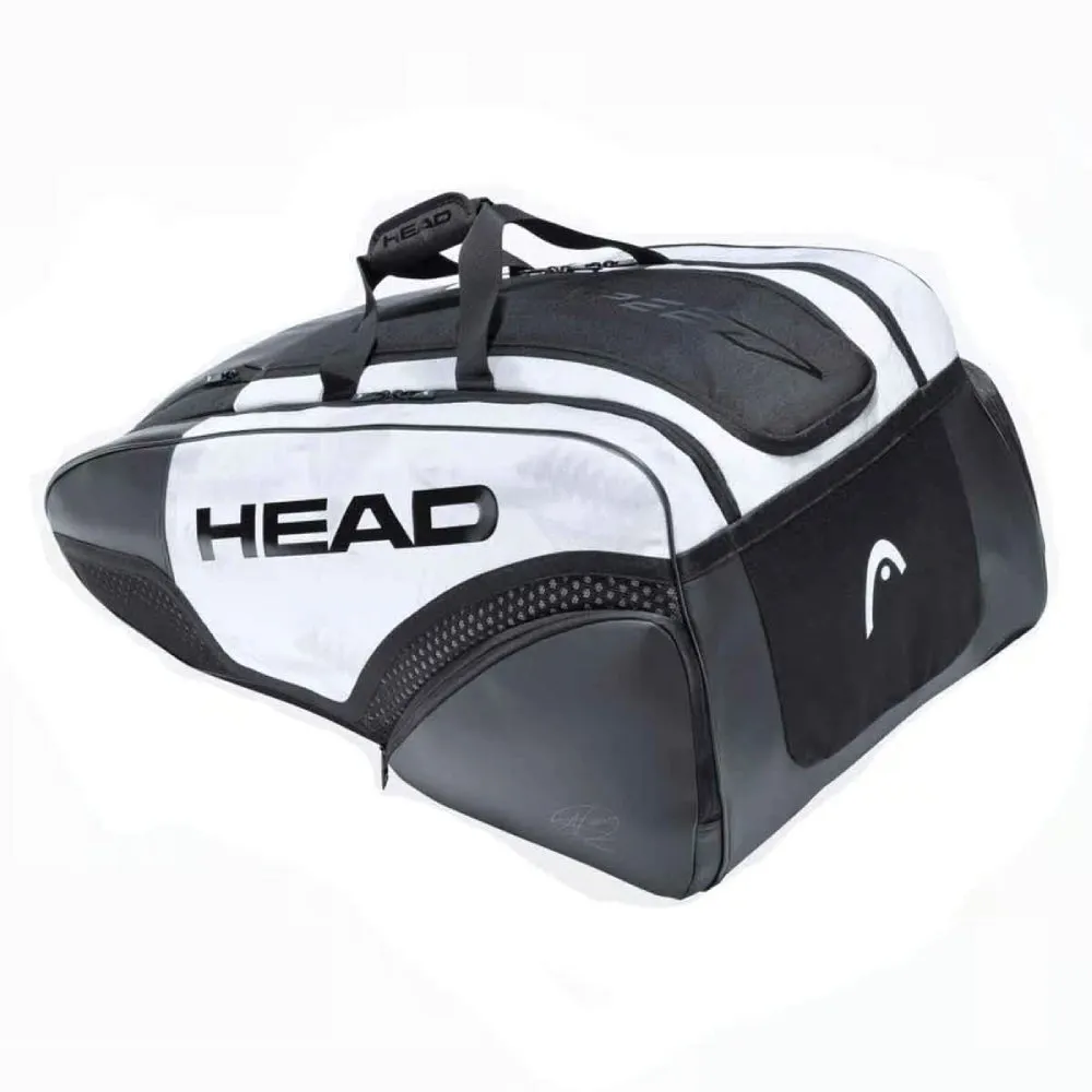 Head DJOKOVIC 12R Monster Combi Tennis Kit Bag (White/Black)