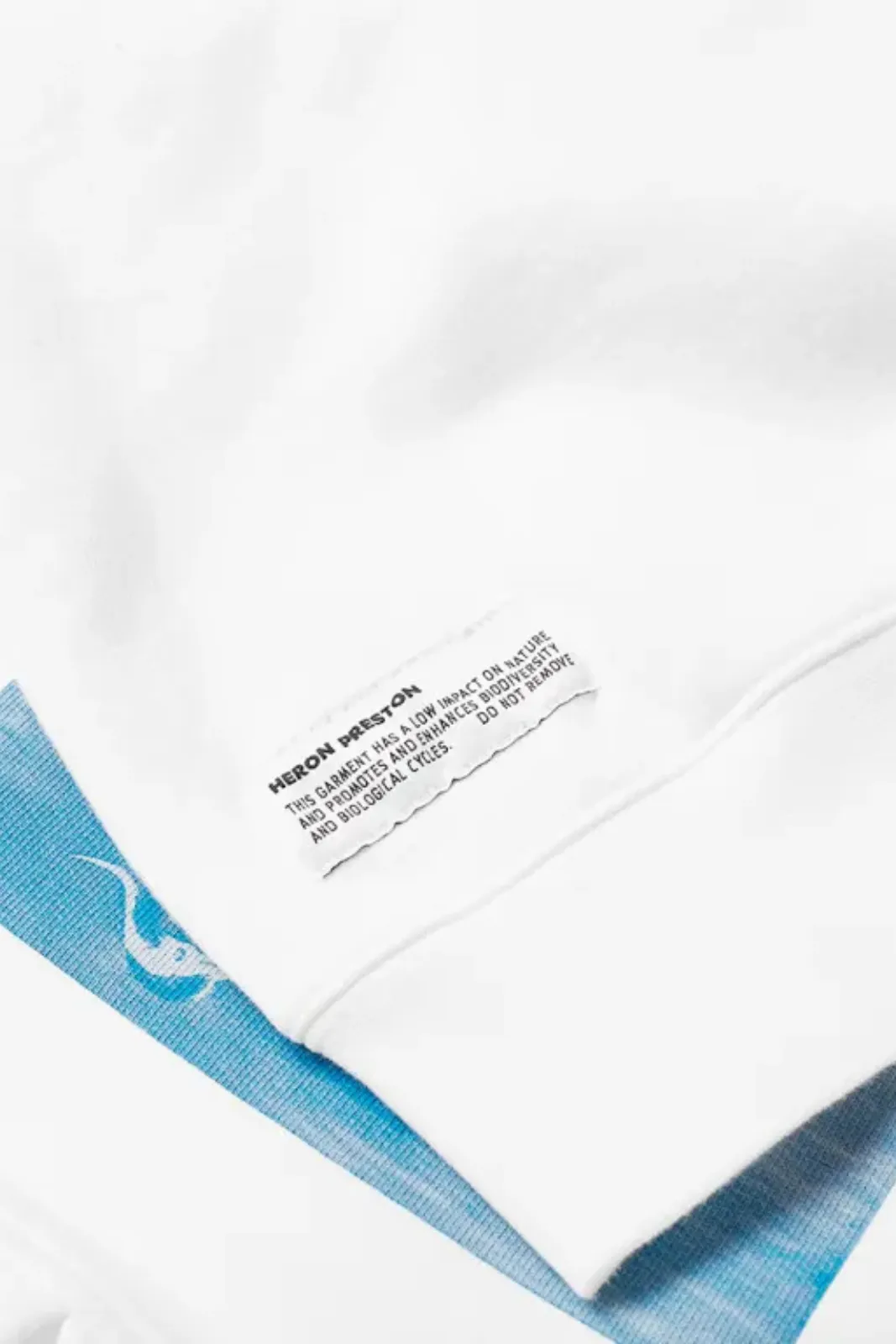 Heron Preston Herons Litho Popover White Hoodie