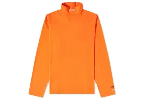 Heron Preston Long Sleeve CTNMB Roll Neck Tee Orange