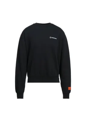 Heron Preston Oversized Heron Tape Crewneck - Black