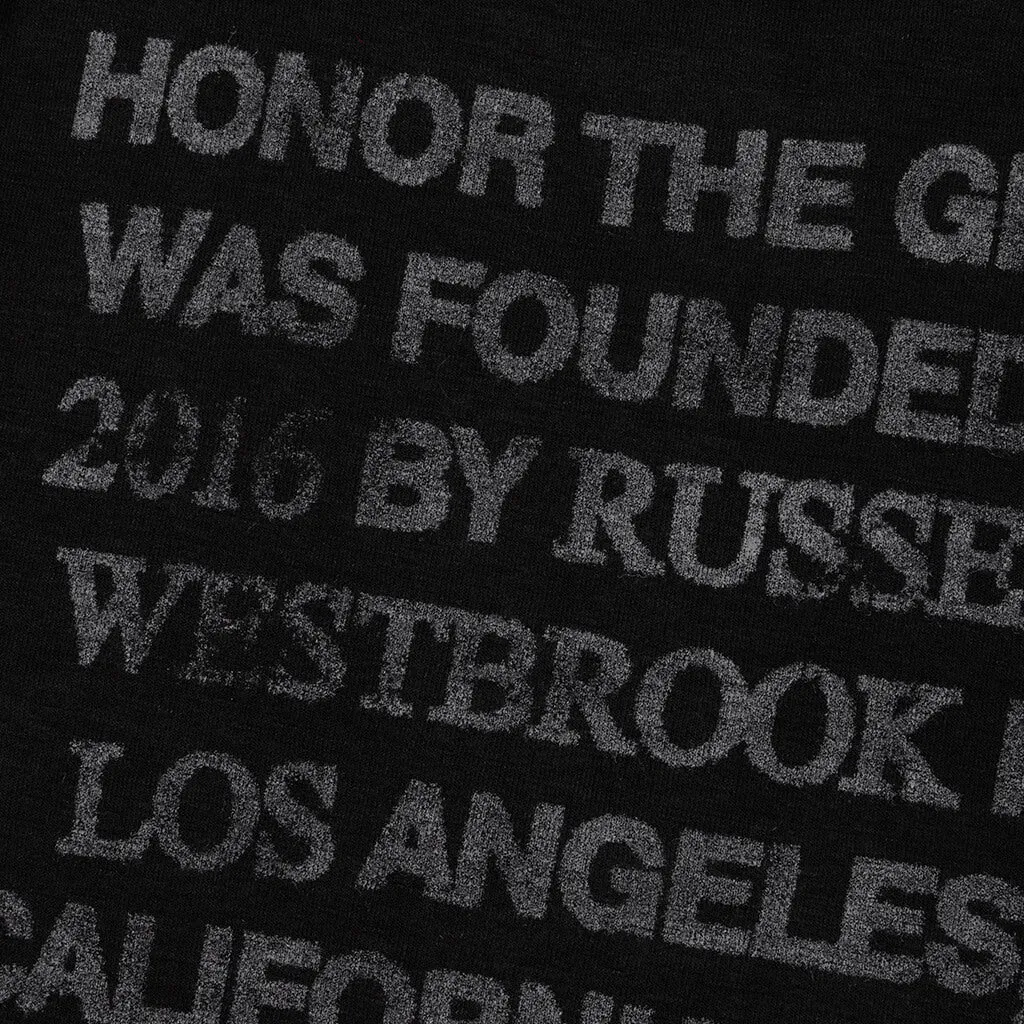 Honor The Gift 2016 L/S Tee - Black