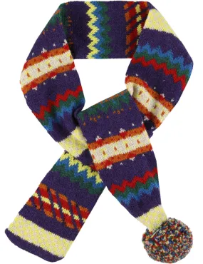 Howlin' Small  Woolen Wonder Scarf Violet Star