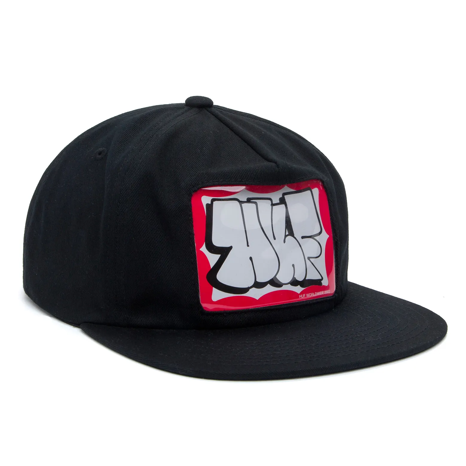 HUF CAP HUF ONE WINDOW SNAPBACK BLACK