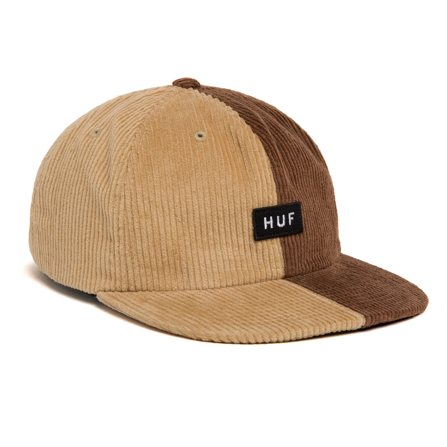 HUF CAP MARINA CORD 6 PANEL HAT BROWN