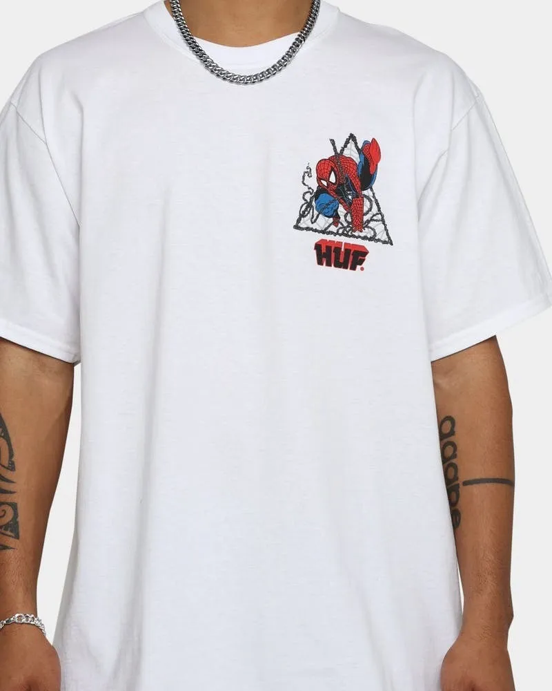 HUF  |Crew Neck Street Style Collaboration Cotton Short Sleeves