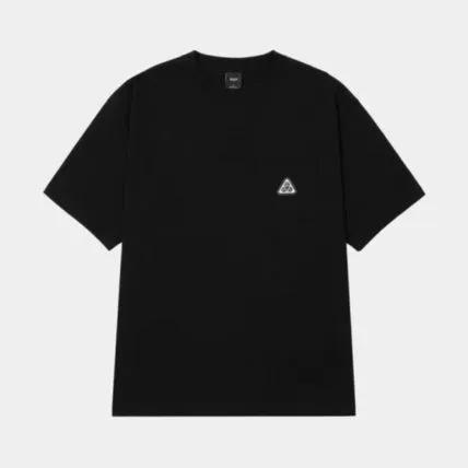 HUF  |Crew Neck Unisex Street Style Plain Short Sleeves Logo