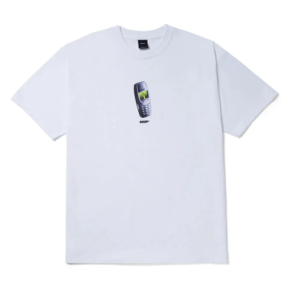 HUF MISSED CALL S/S TEE // WHITE