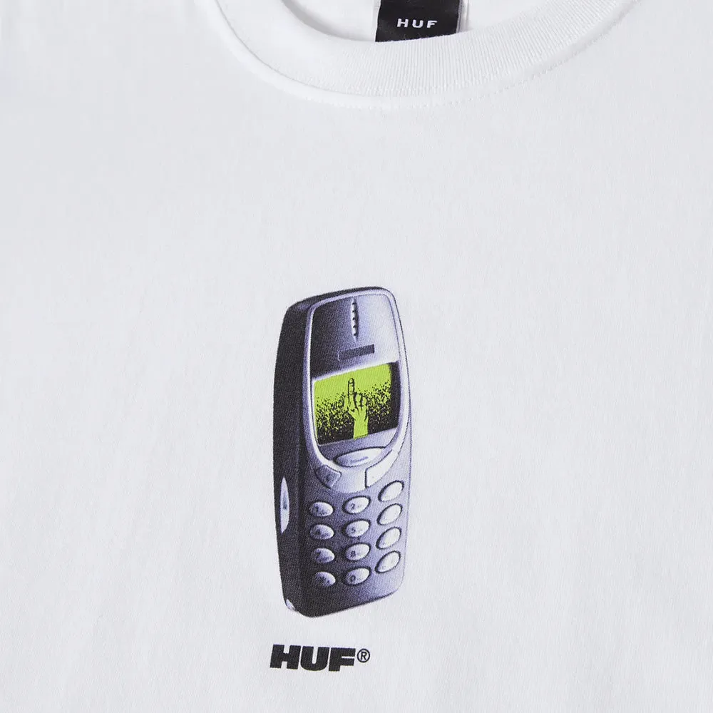 HUF MISSED CALL S/S TEE // WHITE