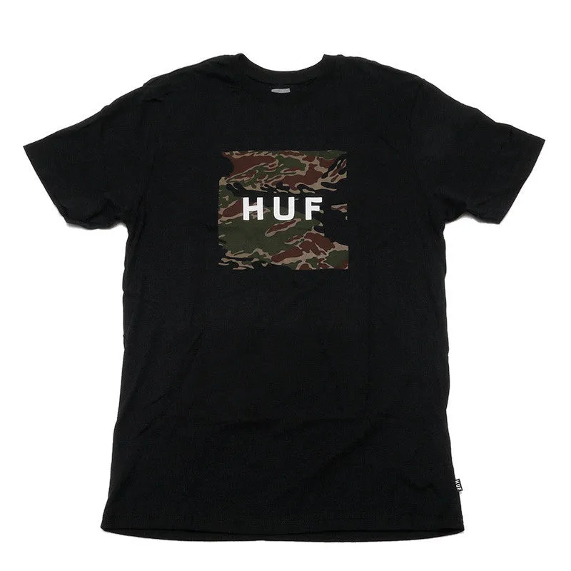 HUF SF Box Logo Tee-Tiger Camo