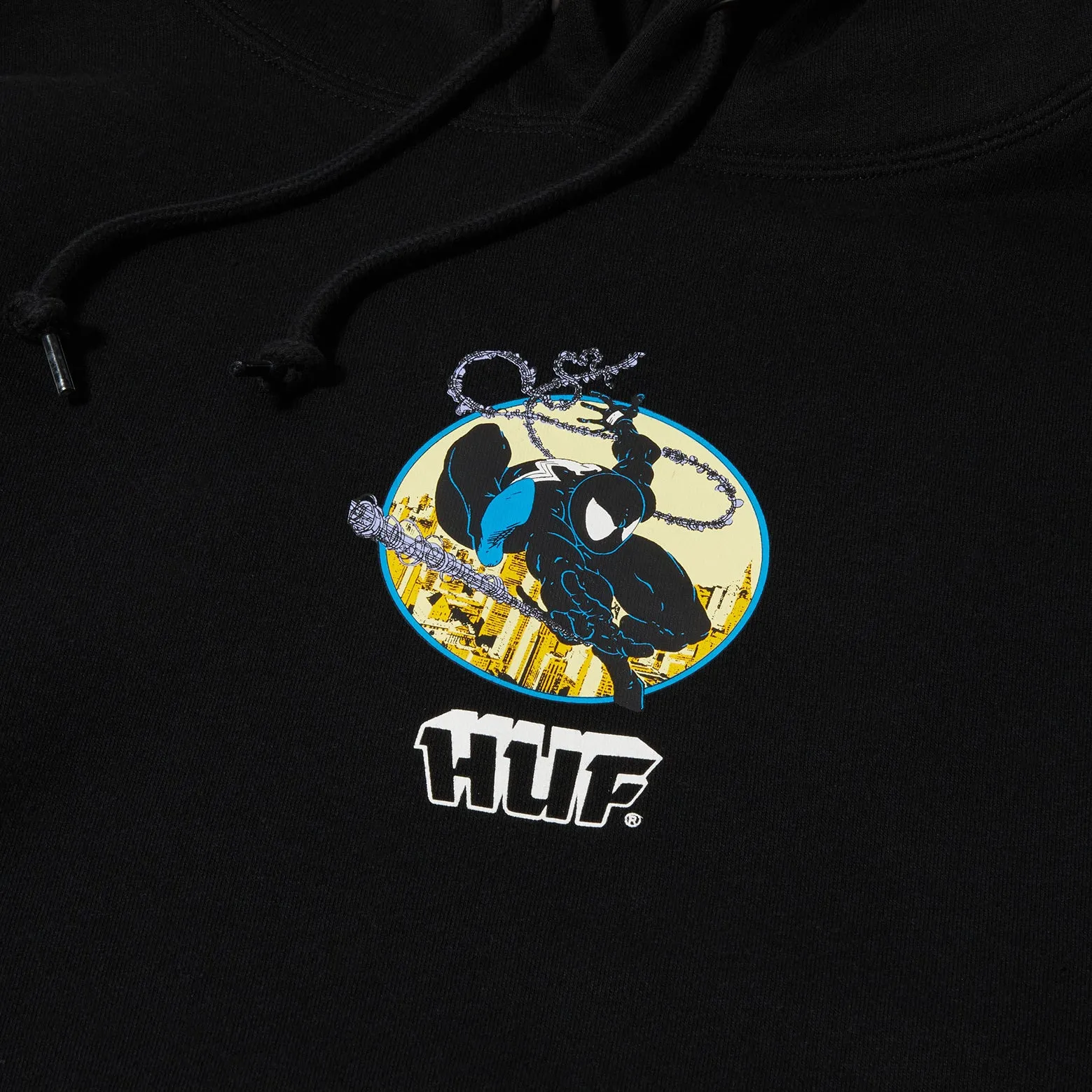 HUF SWEAT SPIDERMAN THREE HUNDRED BLACK