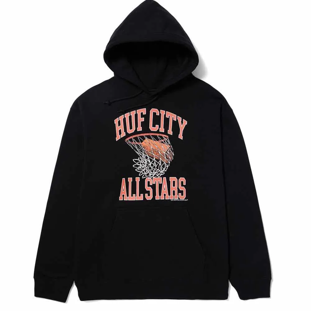 Huf Swish Hooded Sweatshirt Black