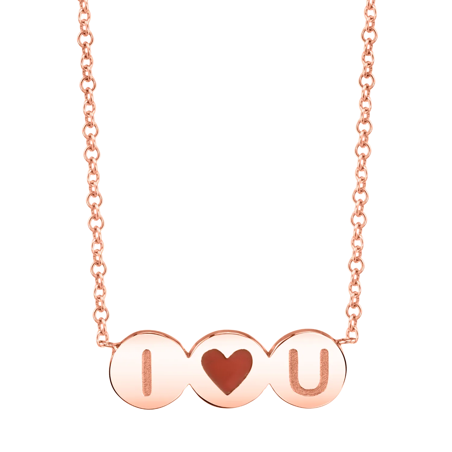 I Love You Bubble Necklace