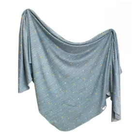 Knit Swaddle Blanket, Starlight