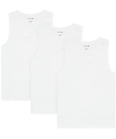 Lacoste Men's 3-Pack Essential Slim Tank Tops