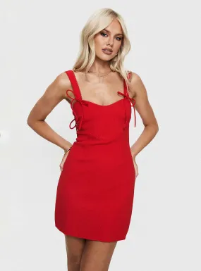 Lovers Quarrel Mini Dress Red